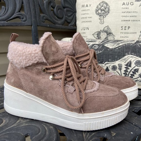 steve madden fur lined sneakers